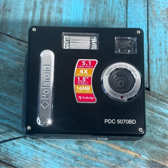 Vintage Polaroid PDC 5070BD Digital Camera 5.1 MP & Case - Picture 6 of 15